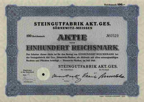 Steingutfabrik 1940 - steingutfabrik,