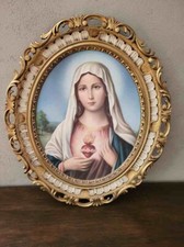 altes Wandbild, Marie, Marienbild, Kunstdruck, mit Rahmen