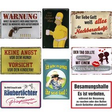 Blechschild Schilder Retro