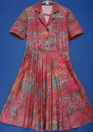 Ddr kleid retro 70er 80er - kleid,