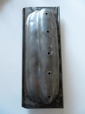 große Stollenform, Backform Metall mit klappbarem Boden, alt aus Bäckereibestand