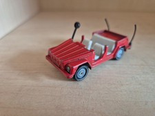Siku 1335 VW 181 Kübelwagen Feuerwehr rot ca. 1:55 m. Suchscheinwerfer Antennen