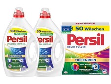 PERSIL Pulver 50 WL Color 1x 3kg & Kraft-Gel 2x 50 WL (100WL) Universal 2x 2,25l