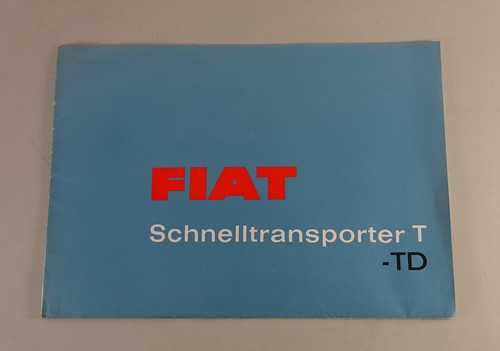 Faltprospekt broschüre fiat - faltprospekt, /