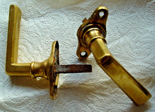 antiker Fenstergriff messing  Fensterolive