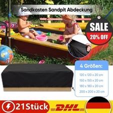 Sandkastenabdeckung Abdeckplane Sandkasten mit Kordelzug Sandkastenplane Schutz
