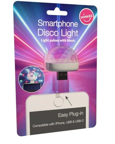 Winkee handy discokugel - -,