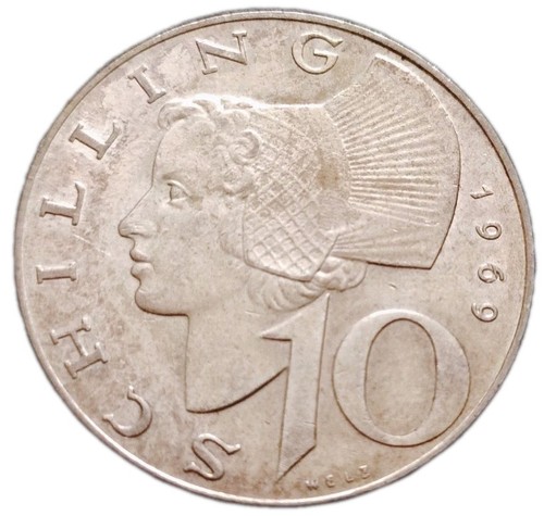 österreich schillings 1969 - 10,