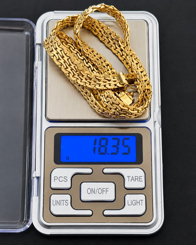 Goldkette 585 massiv 43 - massiv,,
