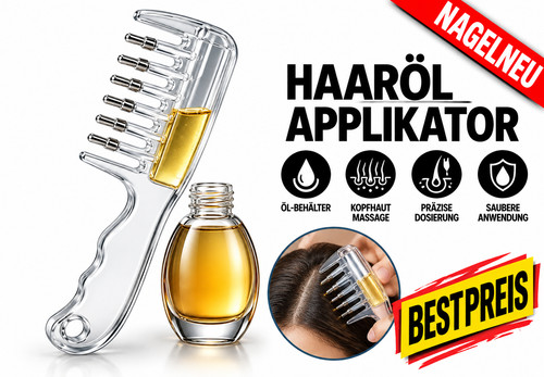 Haaröl applikator kamm - haaröl,