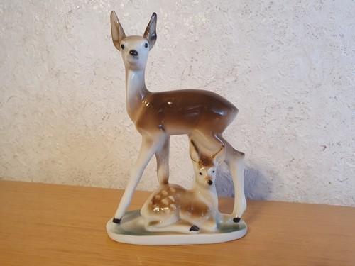 Porzellanfigur von reh - von,