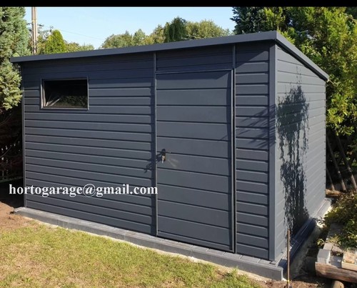 5x5 blechgarage lagerraum - 2,5x5,