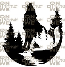 Aufkleber "Wolf 29" klein