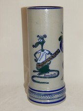 Bierkrug 0,5 L Werbung " tunnelratte " Girmscheid Westerwald Salzbrand Ritzdekor