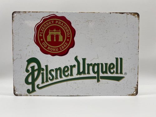 Blechschild pilsner urquell - blechschild,