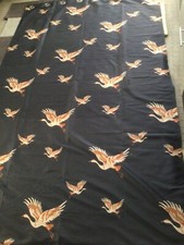 2 St. Dekoschal Gardine Vorhang Heine Vogel blickdicht edel 130 x 225 cm neu 