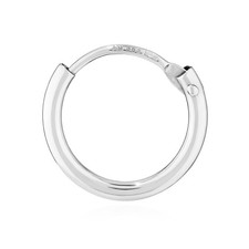 Single 585 Weißgold Creole