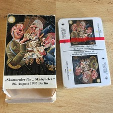 Skat Karten Otto Dix Motiv Skatturnier 1995 Berlin Berliner Spielkarten/ 76.3