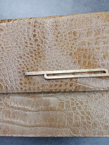 Damen clutch beige kunstleder - damen,