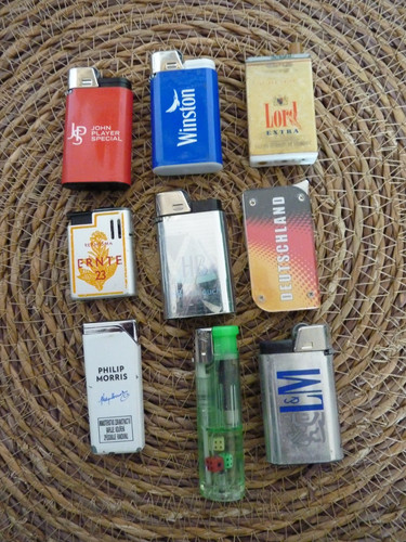 Feuerzeuge aus sammlung - feuerzeuge,