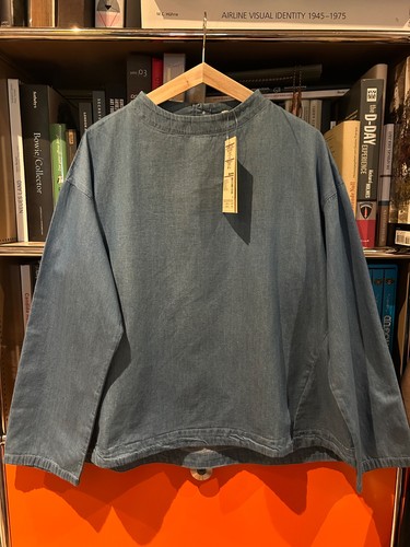 Muji chambray bluse - chambray, m-l