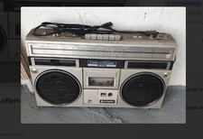 Hitachi Trk 7250E Kofferradio mit Kassette zum restaurieren