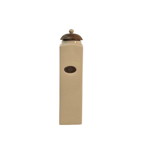 Keramik creme reis glas - glas, mit