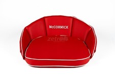 Traktorkissen Sitzkissen Sitz Trecker rot mit Logo für McCormick