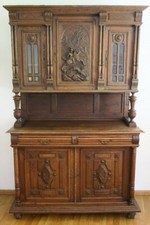 Büfett Schrank Wohnzimmerschrank Küchenschrank Massivholz Gründerzeit 