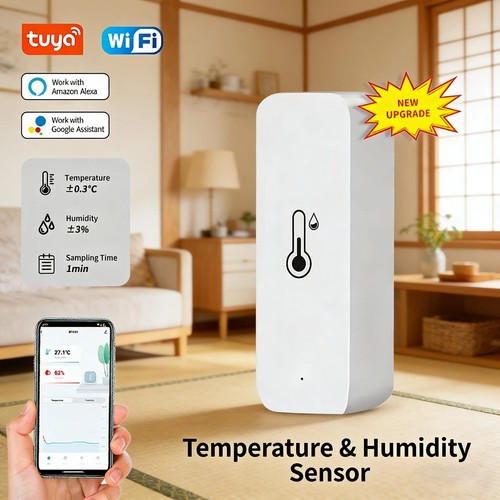 Tuya smart wifi - smart, temperatur-