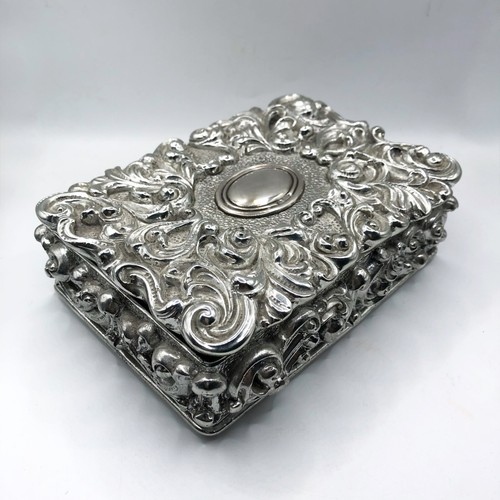 Silber schatulle steingut - silber,