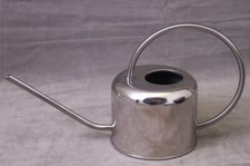 GIESSKANNE BLUMENGIESSKANNE KAKTEENKANNE WASSERKANNE CHROM