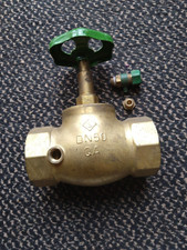 Durchgangsventil Gerade Innengewinde  2 Zoll mit Entleerung Fabr. S