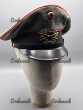FRÜHE BUNDESWEHR SCHIRMMÜTZE - HEER - ARTILLERIETRUPPE - HOCHROT - GRÖßE 57 - BW