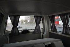 Maß Gardinen für VW T5 & T6 MULTIVAN TRANSPORTER nur für HECKKLAPPE GRAU