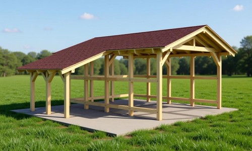 Carport verzapft holzcarport - carport,