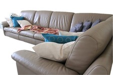 Leder Wohnzimmer Sitzgarnitur