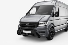 BLACK-LINE Edelstahl Frontbügel Frontschutzbügel für VW CRAFTER 2 - 2016+