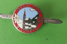 SKI  Schule Silvretta   Abzeichen Brosche  28 x50 mm