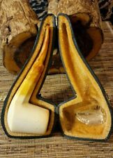Pfeife-Pipe-Block-Yunar- Meerschaum-Handmade- beraucht