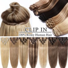 100G Echthaar Clip In Remy