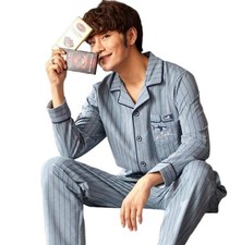 NEU Herren-Pyjama-Sets Langarm
