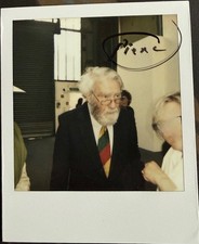 Otto Piene, Polaroid-Foto, handsigniert, Unikat, selten, rar