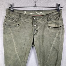 Buena Vista Jeans Damen Hose Gr. M Grun Malibu Stretch jeanshose Baumwolle