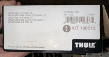 THULE 6010 Evo Flush Rail Montagekit für Volvo V60 V90 Cross Country XC40 186010