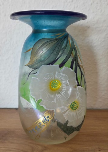 Eisch frauenau studioglas vase - studioglas,