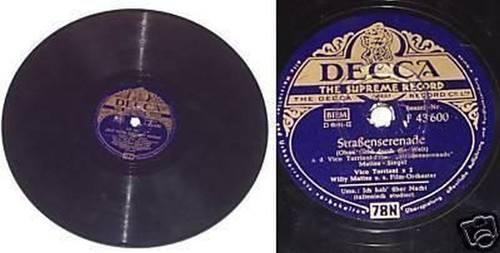 Schellackplatte decca - schellackplatte, 2