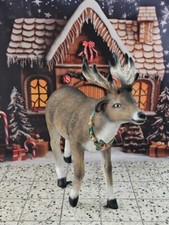 Rentier XXL lebensgroß Länge 1,5m Weihnachtsdeko Santa Weihnachtsdekoration Elch