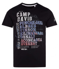 Camp David T-Shirt mit Wording