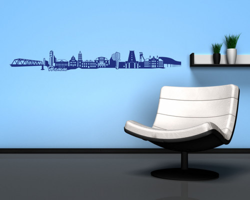 Wandtattoo hamm skyline - hamm,